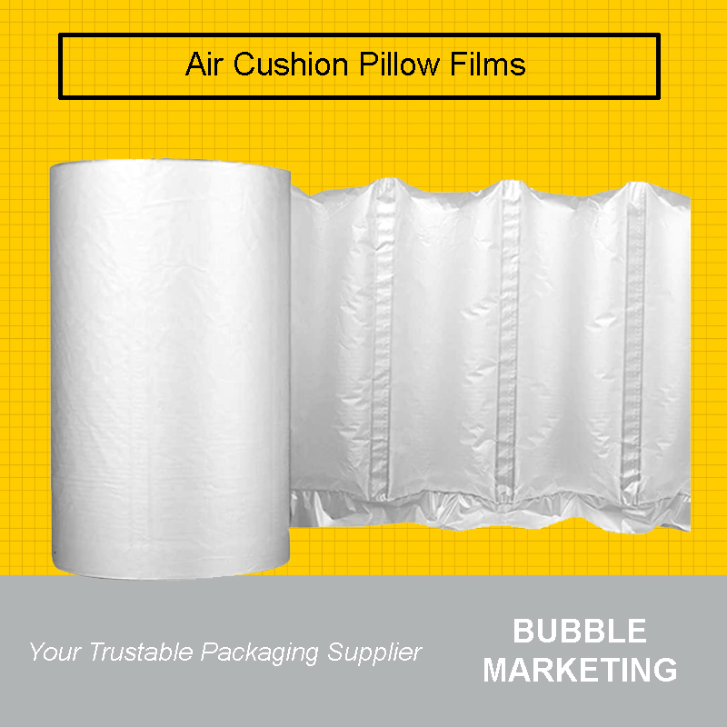 Inflatable Air Cushion Pillow Packaging Film Roll 8x16cm  300met